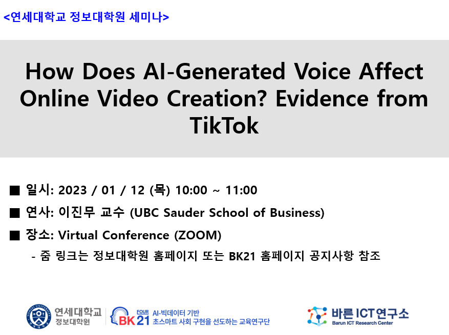 How Does AI-Generated Voice Affect Online Video Creation? Evidence From TikTok